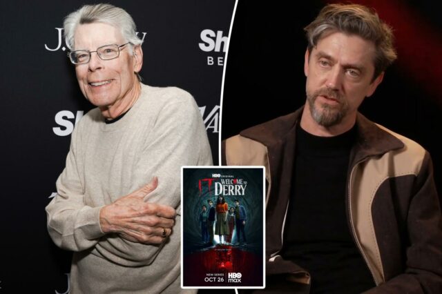 Como Stephen King foi o padrinho da nova série prequela 'It: Welcome to Derry' Pennywise


