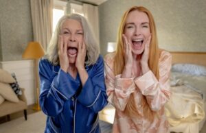 Como assistir Freakier Friday em casa: a sequência do legado já está sendo transmitida Lindsay Lohan, Jamie Lee Curtis, Sophia Hammons e Julia Butters em 'Freakier Friday'