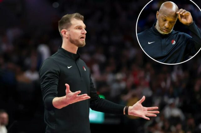 Como os Trail Blazers comemoraram sua vitória no primeiro jogo Como os Trail Blazers comemoraram sua vitória no primeiro jogo desde a prisão de Chauncey Billups por jogos esportivos