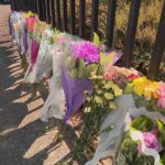 Homenagens florais foram feitas fora da Escola Pública Rouse Hill, no noroeste de Sydney.