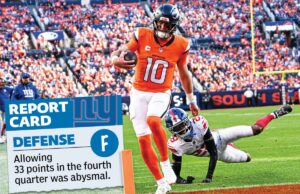 Conclusões do Giants, boletim da derrota da NFL na semana 7 para o Broncos Conclusões do Giants, boletim da derrota da NFL na semana 7 para o Broncos