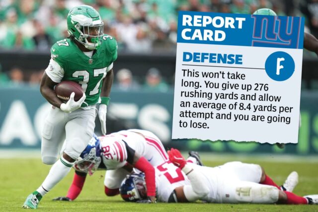 Conclusões dos Giants, boletim da derrota da Semana 8 da Conclusões dos Giants, boletim da derrota da Semana 8 da NFL para os Eagles