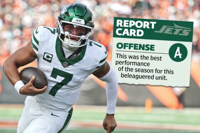 Conclusões dos Jets, boletim da vitória da Semana 8 da Conclusões dos Jets, boletim da vitória da Semana 8 da NFL sobre o Bengals