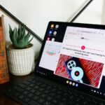 samsung galaxy tab s9 mostrando a tela com dex