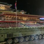 (LR): Li Qiang, Kim Jong Un, secretário-geral do Partido Comunista Vietnamita para Lam, Dmitry Medvedev