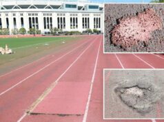 Correntes de bicicleta de terra de terra adolescente barulhenta rasgando o popular campo atlético de Nova York perto do Yankee Stadium: ‘devastador’ Correntes de bicicleta de terra de terra adolescente barulhenta rasgando o popular campo atlético de Nova York perto do Yankee Stadium: 'devastador'