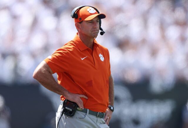 Clemson Tigers head coach Dabo Swinney