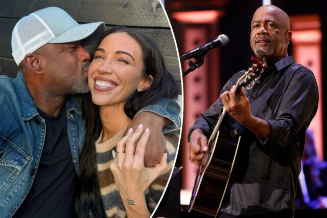 Darius Rucker noivo depois que a noiva admite que escondeu o relacionamento para protegê-lo

