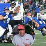 Dave Portnoy eviscera 'idiotas' nos escritórios da NFL que faleceram sobre Cam Skattebo dos Giants