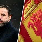 Gareth Southgate na linha de toque