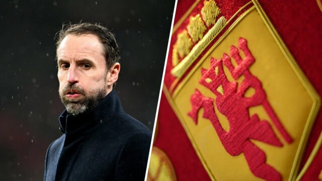 Gareth Southgate na linha de toque