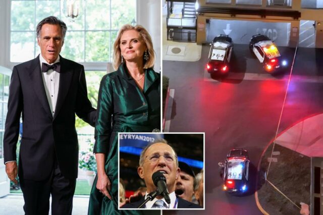 'De coração partido' Mitt Romney fala depois que cunhada é encontrada morta perto de uma garagem em Los Angeles

