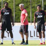 Jack Moorhouse jogando pelo Man Utd na turnê pós-temporada