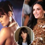 Demi Moore recebe franja pela primeira vez desde os anos 90 - veja o visual de vez em quando
