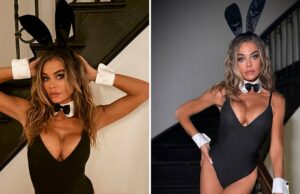 Denise Richards brilha como coelhinha da Playboy no Halloween Denise Richards surpreende como coelhinha sexy da Playboy no Halloween