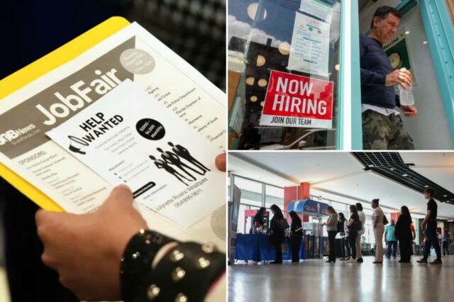 Depois de disparar menos trabalhadores no mês passado, as empresas americanas planejam a menor contratação desde 2009

