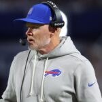 Head coach Sean McDermott of the Buffalo Bills