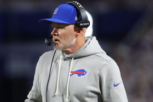 Head coach Sean McDermott of the Buffalo Bills