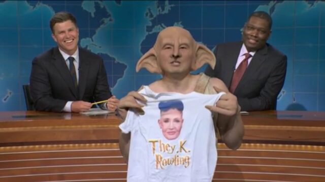 Dobby de Bowen Yang luta com um colapso do armário, protege JK Rowling na atualização do fim de semana 'SNL' | videoclipe 

