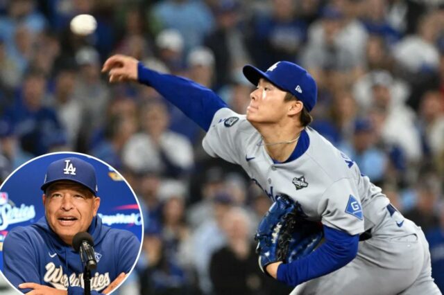 Dodgers fornecem um lembrete claro de por que são favoritos Gerente dos Dodgers, Dave Roberts