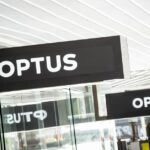 A loja Optus da Burke Street.