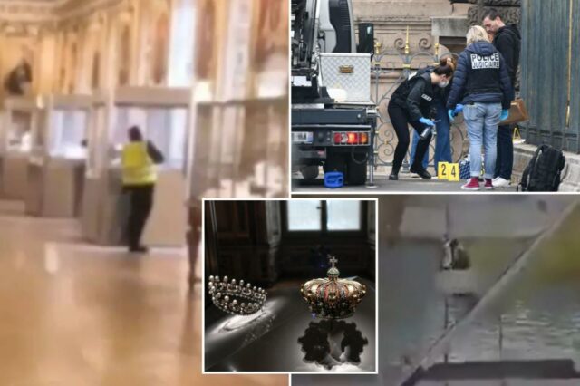 Dois homens foram presos por roubo de joias no Museu Dois homens foram presos por roubo de joias no Museu do Louvre no valor de US$ 100 milhões – enquanto um suspeito foi preso no aeroporto tentando fugir do país: relatório
