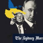 O presidente ucraniano, Volodymyr Zelensky, e o presidente russo, Vladimir Putin.