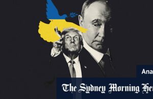 Donald Trump já está de olho na próxima calamidade O presidente ucraniano, Volodymyr Zelensky, e o presidente russo, Vladimir Putin.