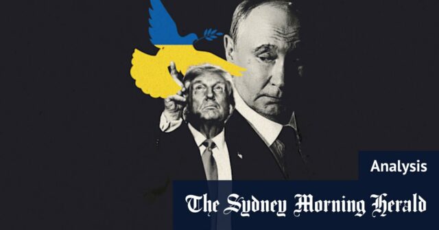 O presidente ucraniano, Volodymyr Zelensky, e o presidente russo, Vladimir Putin.