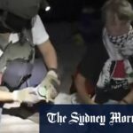 O criador de conteúdo de Sydney, Abubakir Rafiq, faz parte da flotilha global de Sumud.