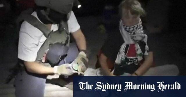 O criador de conteúdo de Sydney, Abubakir Rafiq, faz parte da flotilha global de Sumud.