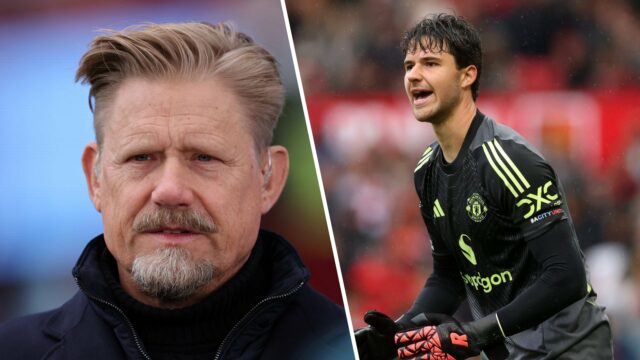'Ele alcançou ...' Peter Schmeichel afirma quando o masculino utd realmente descobrirá exatamente o quão excelente Senne Lammens é 

