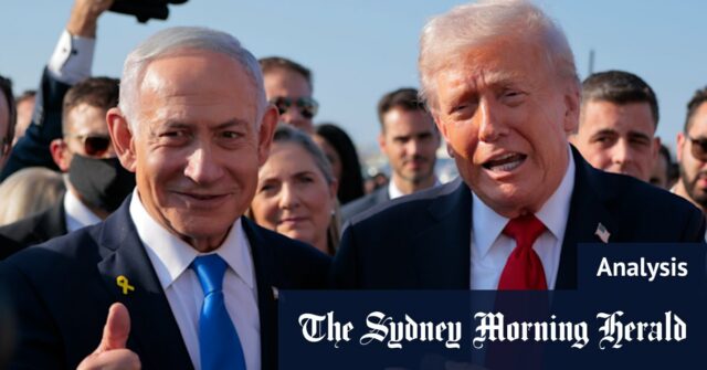 Em triunfo, Netanyahu estabelece os termos da paz – na ponta de uma lança

