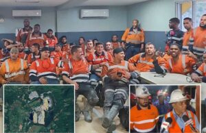 Equipes resgatam 80 mineiros presos na República Dominicana Equipes resgatam 80 mineiros presos na República Dominicana