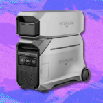 Estação de energia portátil EF ECOFLOW 8 kWh: DELTA Pro 3 com bateria extra, saída CA 120/240 V 4000 W, gerador solar para uso doméstico, camping, emergências, cortes de energia, RVs e geradores externos
