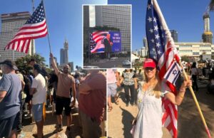 ‘Estou aqui para agradecer à América’: Israel inundado com Trump, gratidão dos EUA – até mesmo por pessoas de esquerda 'Estou aqui para agradecer à América': Israel inundado com Trump, gratidão dos EUA - até mesmo por pessoas de esquerda