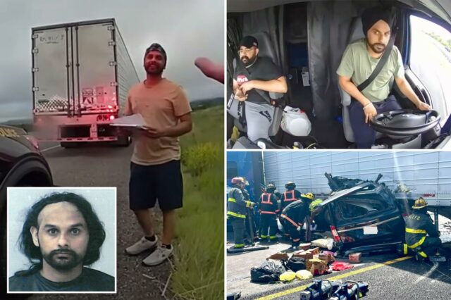 Estrangeiro ilegal falhou no teste CDL 10 vezes em 2 meses antes do acidente fatal na Flórida que matou 3 pessoas


