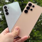 Samsung Galaxy S25 Ultra sentado em uma rocha