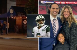 Ex-Jets QB Mark Sanchez’s Abra fora de Indianapolis Pub Drew Massive 911 Response: Audio Mark Sanchez #6 do New York Jets se aquece antes do início do jogo de pré-temporada contra o Detroit Lions.