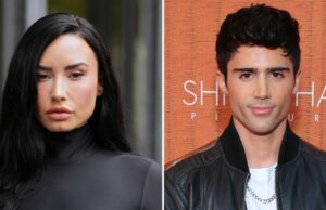 Ex-amante de Demi Lovato, Max Ehrich, acusado de atacar a mãe antes da apreensão de DV Ex-Max Ehrich, de Demi Lovato, acusado de atacar a mãe e abusar de inalantes antes da prisão GettyImages 2199535487