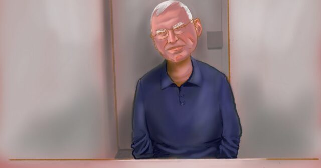 Ex-deputado estuprador é preso após agredir sexualmente homens Um esboço judicial do ex-deputado Gareth Ward após ser considerado culpado de agredir sexualmente vários homens.