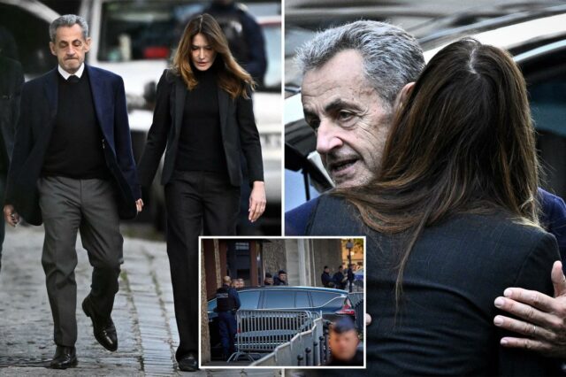 Ex-presidente francês Sarkozy inicia pena de 5 anos e traz suéteres porque prisão é fria: advogado


