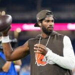 Shedeur Sanders #12 of the Cleveland Browns