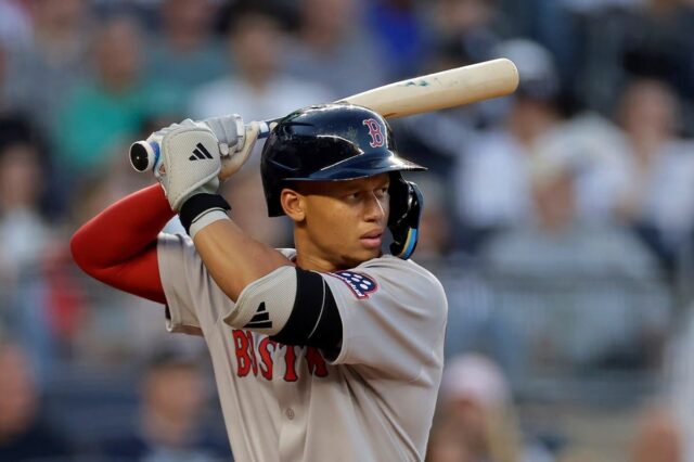 Boston Red Sox infielder Kristian Campbell