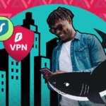 O bloqueador de anúncios Surfshark usado no Android Police.