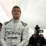 F1: THE MOVIE, (aka F1), Brad Pitt, on set, 2025. ph: Scott Garfield / © Warner Bros. / courtesy Everett Collection