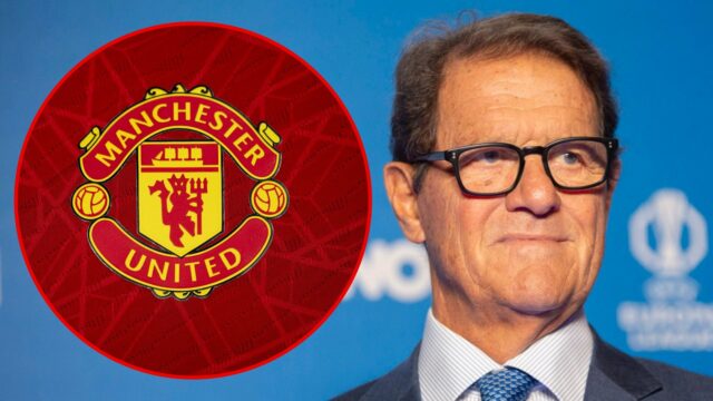 O ex-técnico da Inglaterra e do AC Milan, Fabio Capello, participa do photocall do Le Coppe Europee Sky Sport na 21 House of Stories em Milão, Itália, em 2025.
