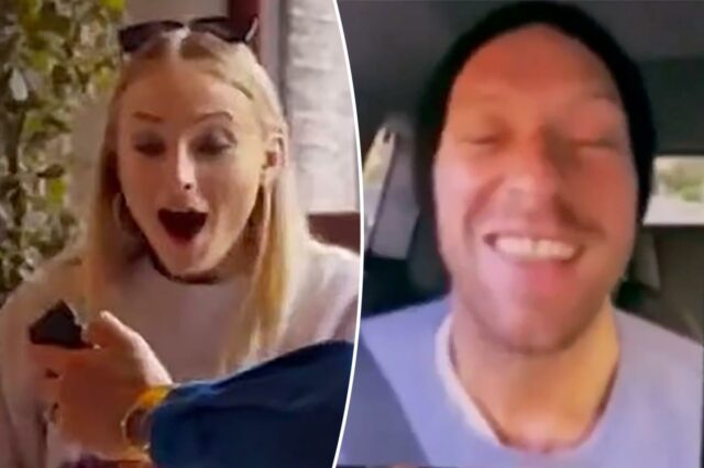 Fangirls de Sophie Turner sobre Chris Martin em clipe ressurgido Fangirls de Sophie Turner sobre Chris Martin em clipe ressurgido em meio a rumores de romance