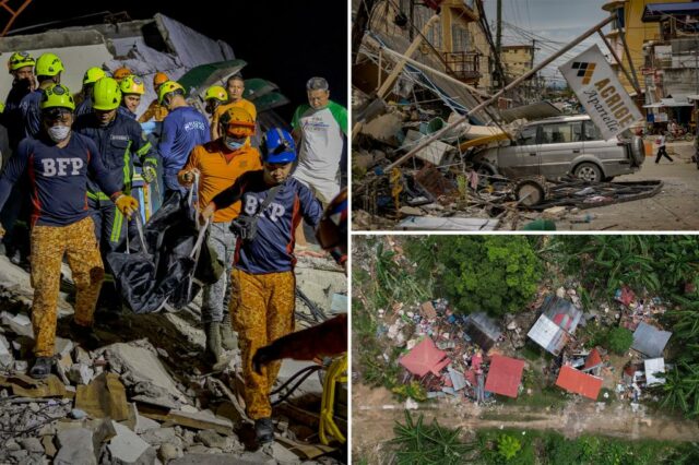 Filipinas Terremoto Tolling Toll sobe para 72, quando os sobreviventes recordam o momento da tragédia

