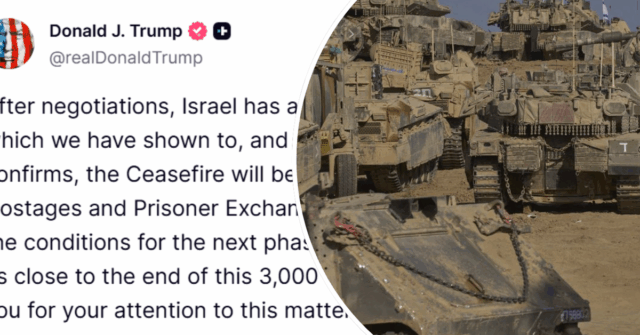 'Fique ligado': Trump promete 'cessar -fogo imediato' em Gaza

